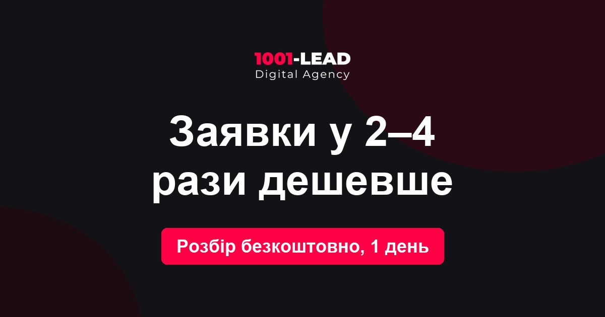 Заявки в 2–4 раза дешевле