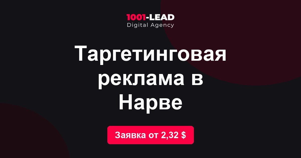 Таргетинговая реклама в Нарве