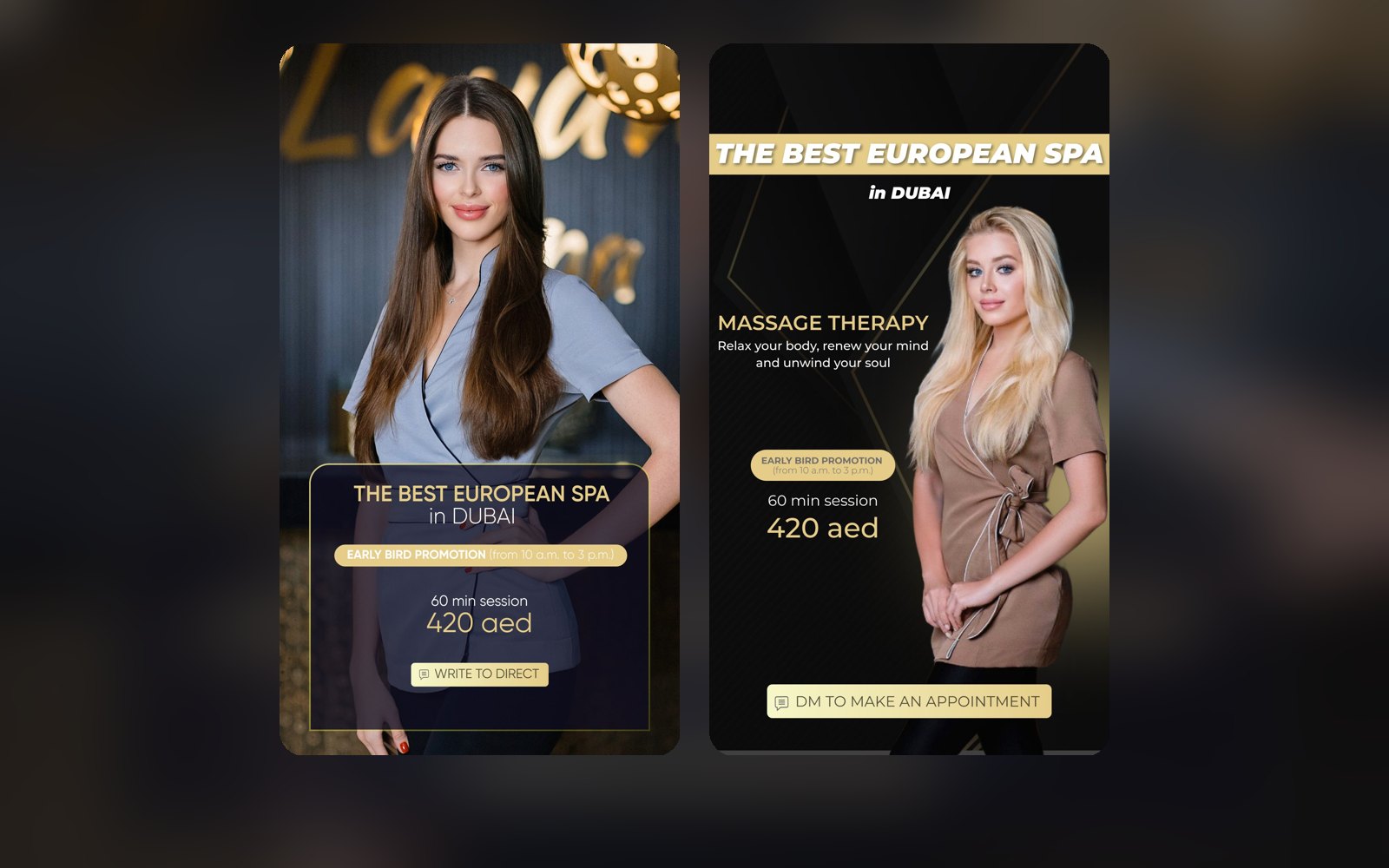 Таргетированная реклама для SPA-салона в Дубае — 921 заявка на массаж по 3,6 $